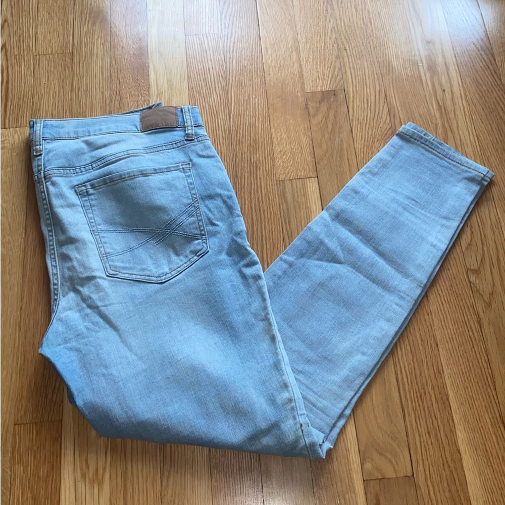 Aeropostale High Waist Light Wash Skinny Jeans/Jeggings